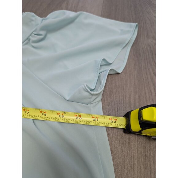 Light Blue Embroidered Floral Nightgown By Marisa Christina Classics - Womens Me - Picture 6 of 7